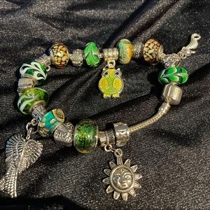 MURANO GLASS & 925 SILVER BRACELET!